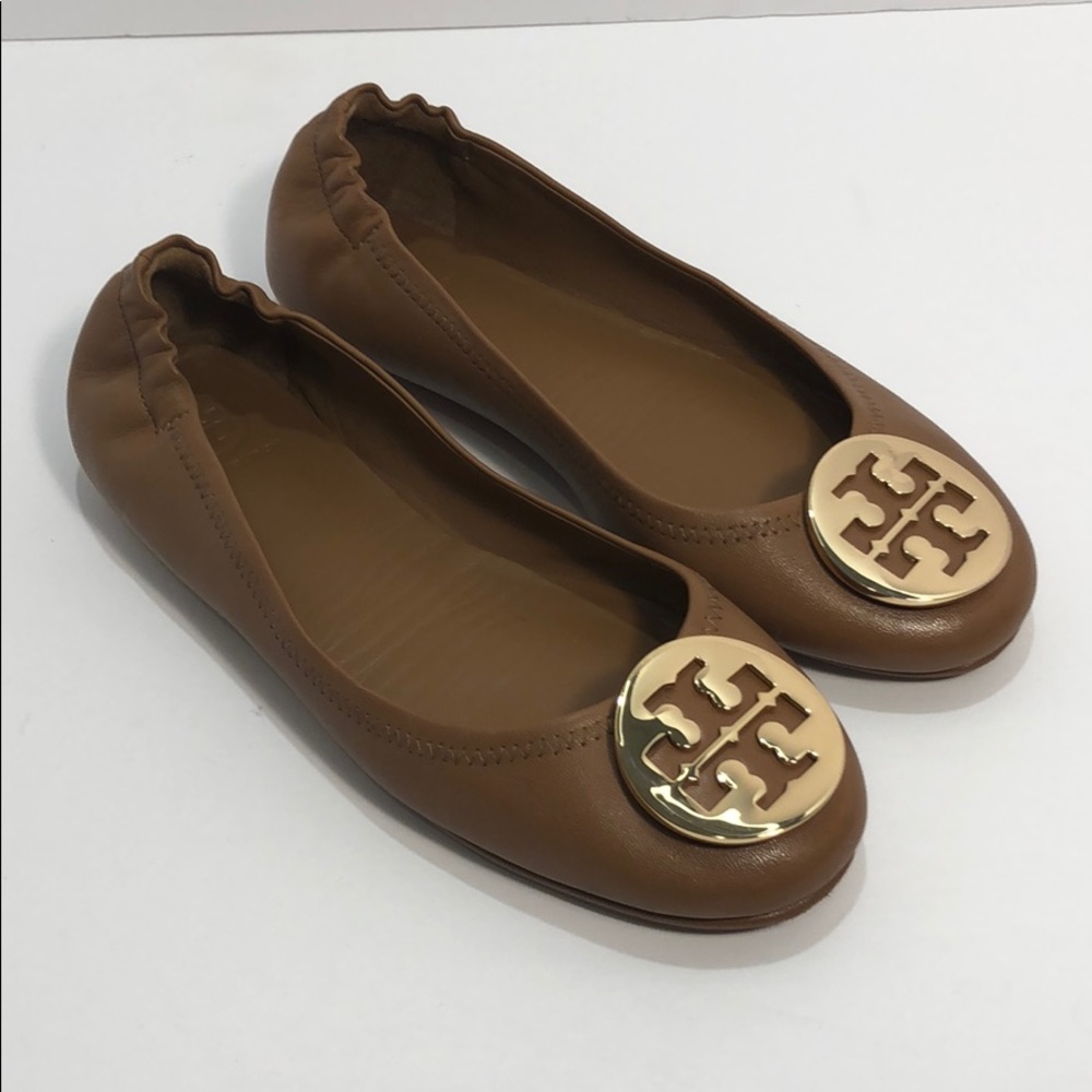 Tory Burch ‘Minnie’ Ballet Flat Royal Brown